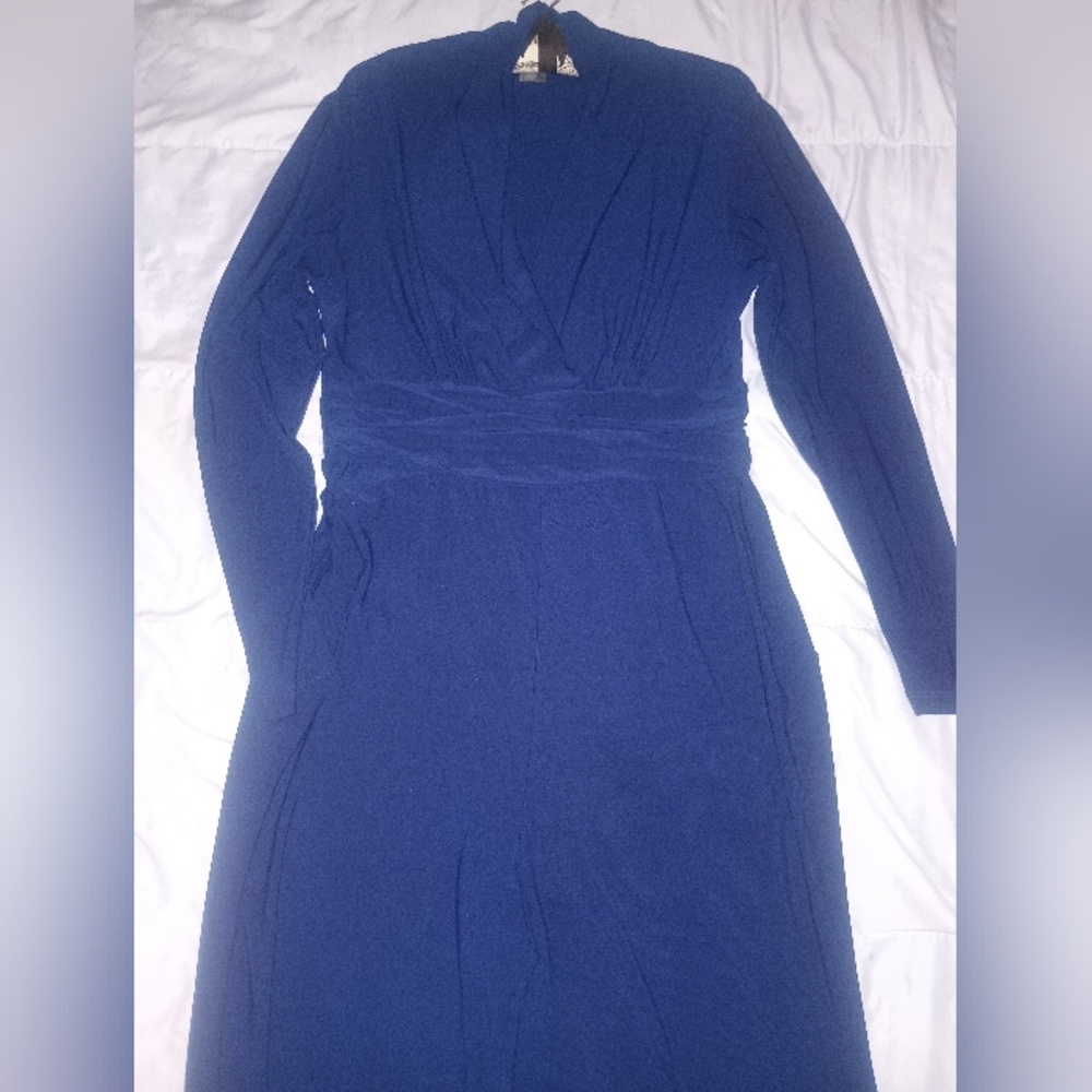 Black Long Sleeve Sheath Dress with V-neck for Cocktail